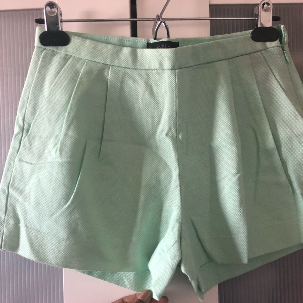 JCrew pleated front shorts
